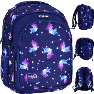 Školský batoh - Backpack School School Bag pre dievčatko jednorožca