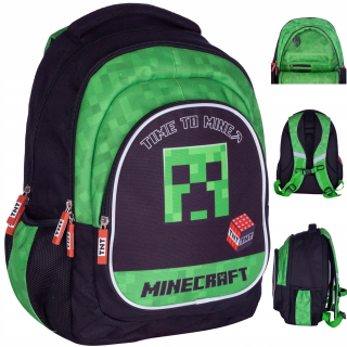 Školský batoh - Minecraft Time to Mine School School Batoh batohu