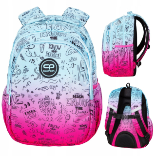 Školská taška, batoh - Skorý detský batoh coolpack jerry ružový scribble