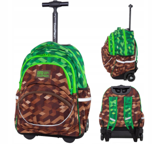 Školský batoh - Batoh na kolieskach 27L Coolpack Starr City Jungle