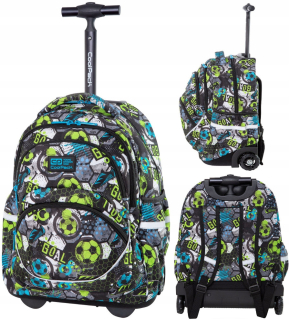 Školský batoh - Batoh na futbalových kolesách Starr Football Coolpack Starr