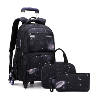 Batoh na kolieskach School School Bag+Cencil Case+Bag
