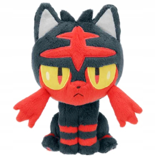Pokémon - Plyšová hračka POKEMON PIKACHU LITTEN FIRE CAT 20CM