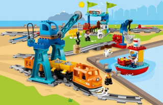 Stavebnica - Nákladný vlak Lego Duplo Mesto Mesto Klocki 10875
