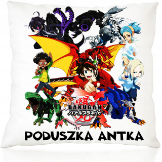 Detský vankúš - Bakuganský vankúš + Vymenujte skvelý darček pre fanúšikov