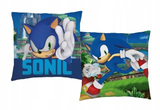 Detský vankúš - Dvojitý dekoratívny vankúš 40 x 40 cm Sonic