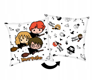 Detský dekoračný vankúš - Detský vankúš 40x40 Harry Potter Ron Hermiona