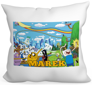 Detský vankúš - Čas vankúšu fanúšikov pre dobrodružstvo 40x40+akékoľvek meno