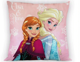 Detský vankúš - Jasiek Elsa Frozen 40x40 Polárny vankúš