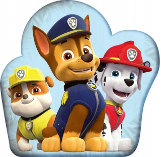 Detský dekoračný vankúš - Vankúš na licenciu Paw Paw Patrol