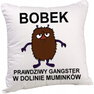 Detský vankúš - Moomin Bobek Gangster 40x40 cm 3054 vankúš