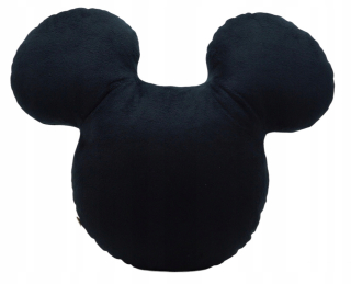 Detský dekoračný vankúš - Čierny vankúš Mickey Mouse