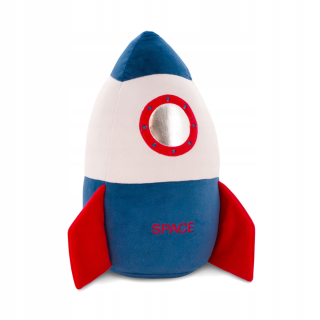 Detský dekoračný vankúš - Veľká 35 cm cuddly raketová podložka