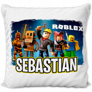 Detský vankúš - Vankúš Roblox + Darčekové hry s názvom Patrí zips