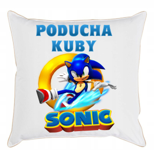 Detský dekoračný vankúš - Sonic vankúš + dekoratívny zvuk