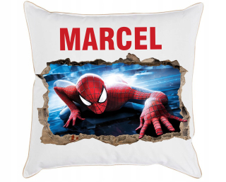 Detský vankúš - Spiderman Spiderman vankúš Veľký+ meno dieťaťa