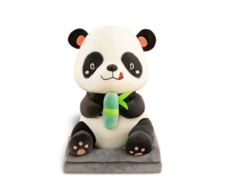 Detský dekoračný vankúš - Vankúš s 2in1 prikrývkou maskot plyš Plush Panda