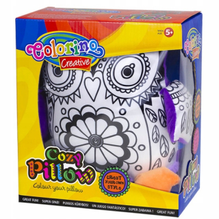 VANKÚŠ farbenie Colorino OWL DIY maskota