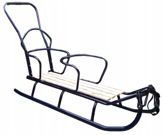 Sánky - Double Sanki Duo s chrbátmi a tlačí až 138 cm