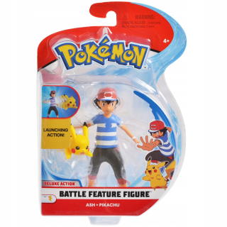 Pokemon - Ash + Pikachu - sada postavy originál!