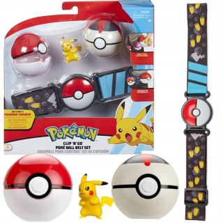 Pokémon - POKEMON CLIP N GO PIKACHU OBRÁZKOVÝ PÁS 2 POKE BALL