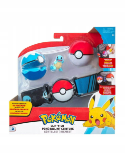Pokemon Clip n Go / Belt Trainer Pokeball Squirtle