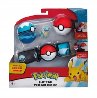 Pokémon - Pokemon Clip'N'go Poke ples Belt Squirtle + 2 Bullets