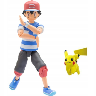 Pokemon figúrka Ash + Pikachu pohyblivými časťami