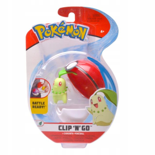 POKEMONOVÁ POSTAVA - CHIKORITA + POKBALL