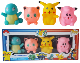 POKEMON POSTAVKY PIKACHU SET VEĽKÉ BÁSNE 4V1