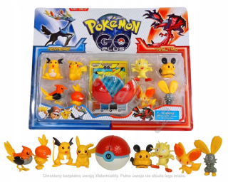 POKEMON IT FIGURKY PIKACHU POKEBALL POSTAVEC SET