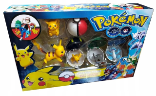 Pokémon - Pokemon Go postavy Pokebball Pikachu 5ks XXL