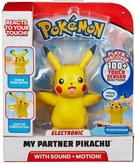 POKEMON INTERAKTÍVNA POSTAVA PIKACHU ZVUKY POHYBU