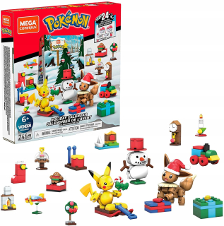 Pokemon kalendár Adventný Building Blocks 246 Elements