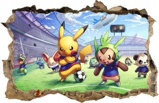 Pokémon - Pokemon Wall Sticker Hole 3D 180x118 # 33