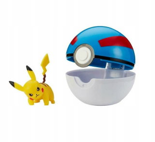 Pokemon Pikachu Clipngo Figurine Great Ball 37941