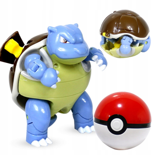 Pokémon - Pokemon Pokéballov figúrky Blastoise deformovateľný