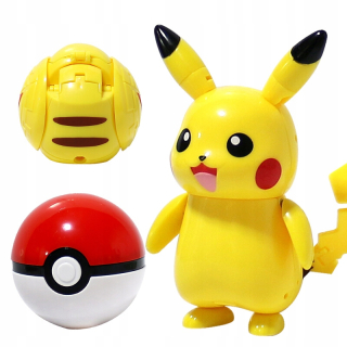 Pokémon - Pokemon Pokebball obr Pikachu deformovateľné