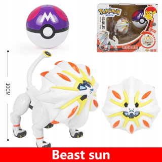 Pokémon - Pokemon Pokéballov obr Sollgaleo deformovateľné