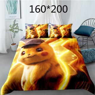 Pokémon - Pokemon detská posteľná bielizeň 160x200