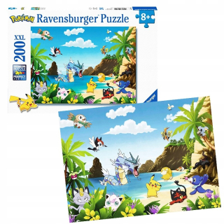 Pokemon Puzzle Tradičné Pokemon 200 XXL Pikachu