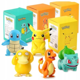 Pokémon - Pokemon set 6 figúrok z Pikachu Pokemon Go