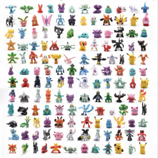 Pokemon -  Pokémonová sada pokémonov go figurín 144 kusov