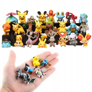 Pokémon - Pokemony Sada 24 ks Figurines Pikachu Pokemon Go