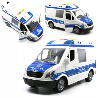 Polícia Polícia policajné auto hovorí Poľsko svieti