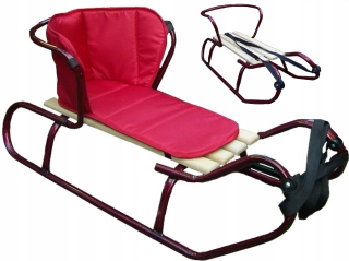 Sánky - POĽSKÝ Sledge GUCIO + + MATERAC- SPÄŤ DO 100
