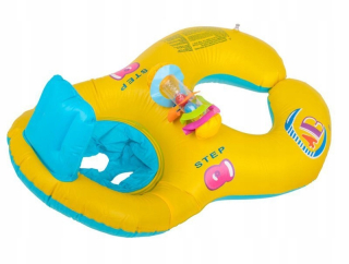 KOLESO PONTOON S SEDADLOM PRE MAMU A DIEŤA