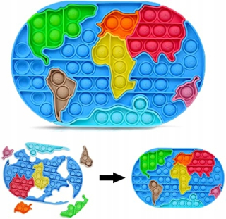 Pop It Push Bubble Sensory Toy Mapywian