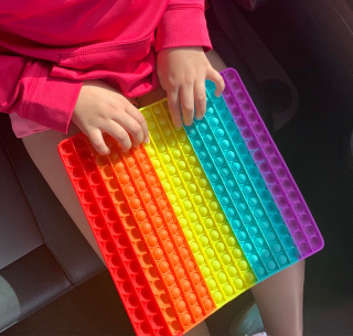 Pop It Sensory Toy Square 30 cm XXL Hit