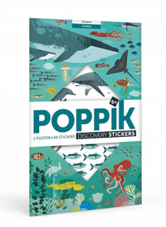 POPPIK STICKER OCEAN plagát + samolepky
